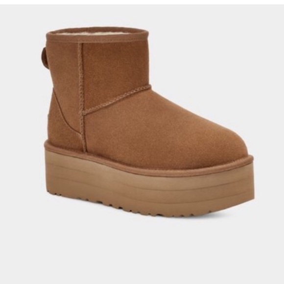 Brand New In Original Box~UGG CLASSIC MINI PLATFORM~Women’s Sz. 9 - Picture 4 of 6